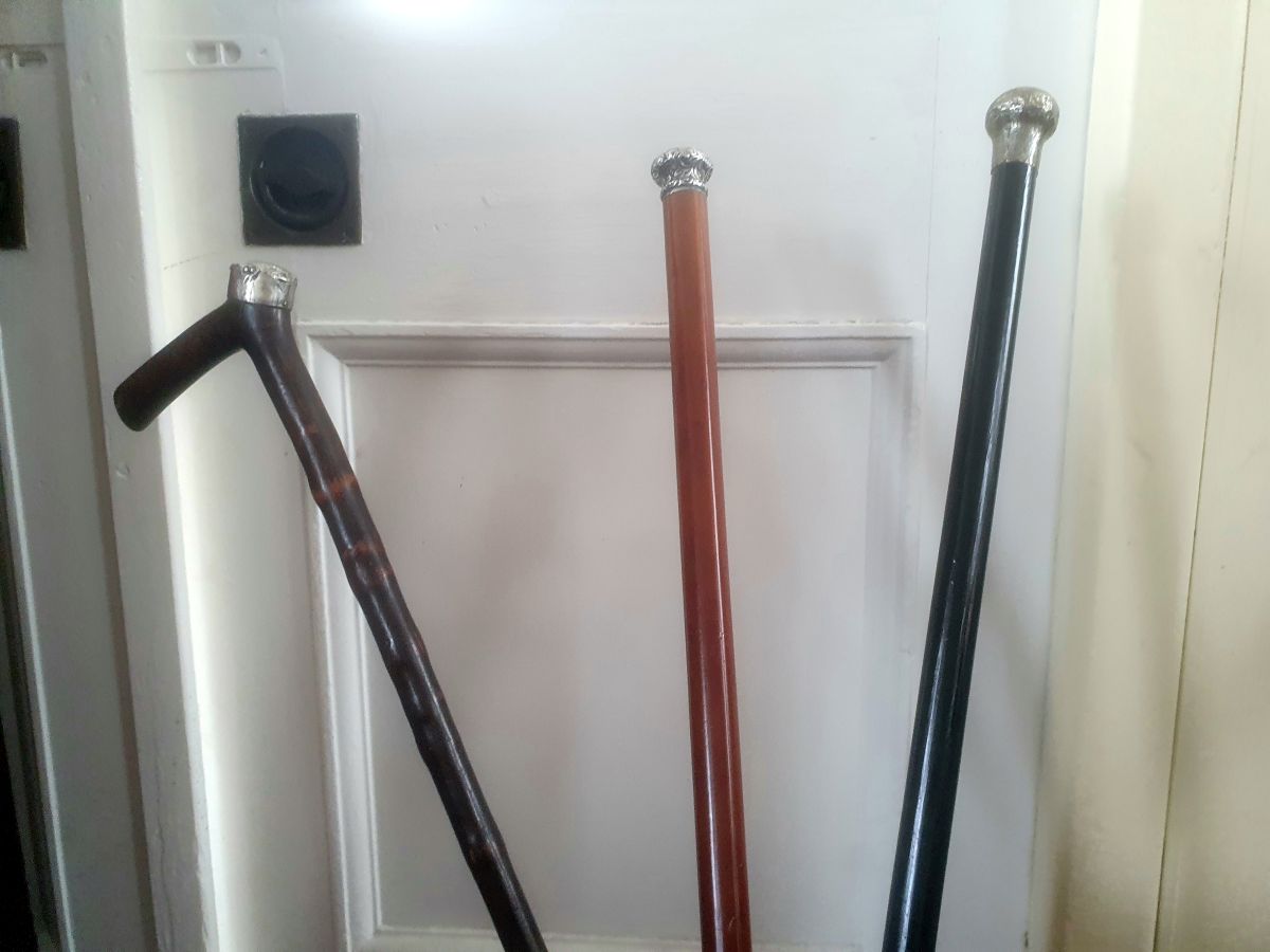 Selection Of Three Silver Mounted Walking Sticks